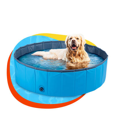 PVC folding portable pet dog and cat swimming pool bath basin