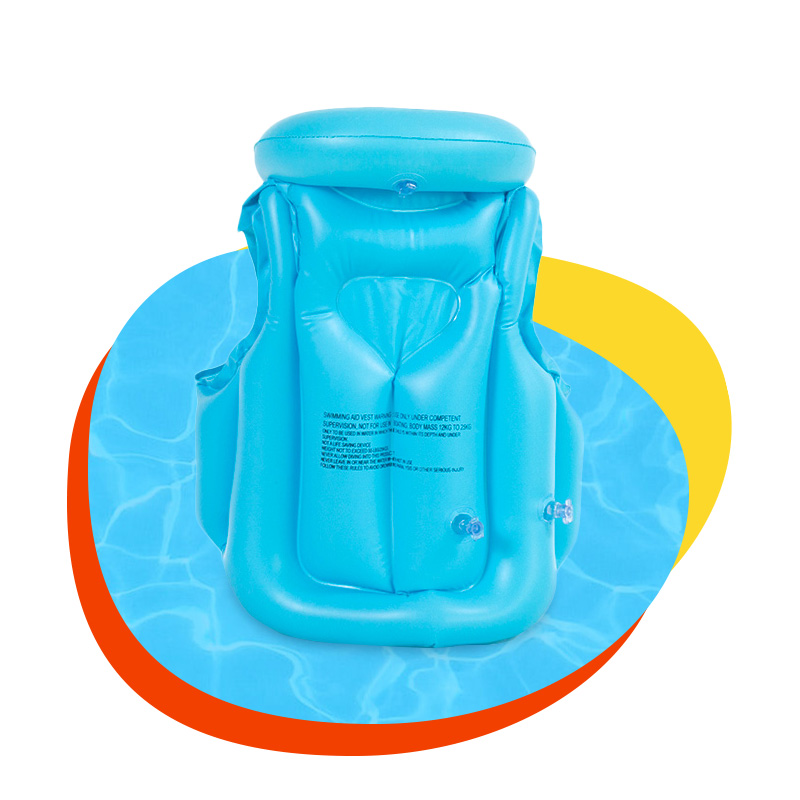 Custom inflatable safety toddler swim vest
