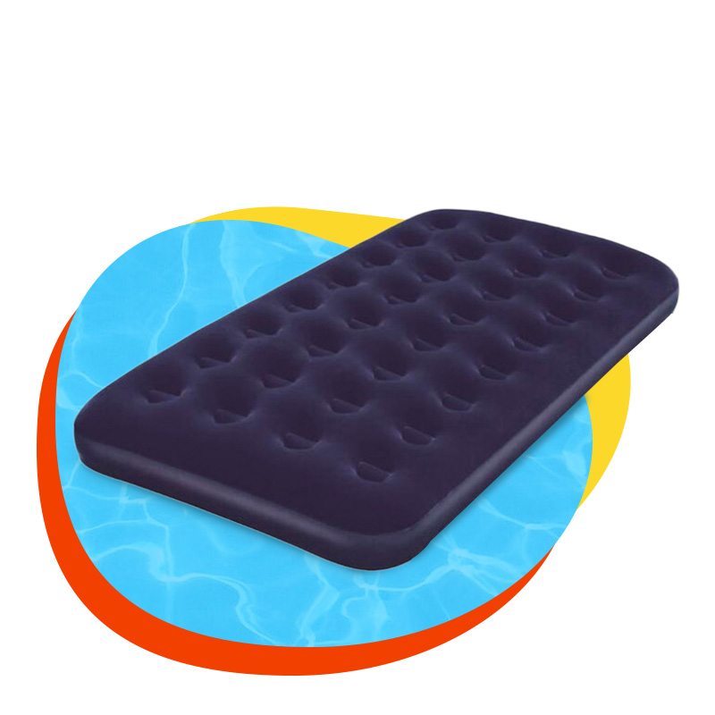 PVC flocking inflatable camping indoor stylish Air Mattress car mat