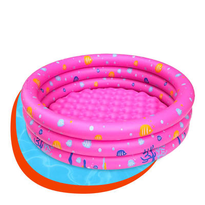 Phthalate-Free PVC colorful three ring baby swimming pool