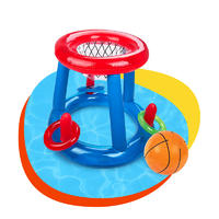 Cool inflatable basketball hoop swimming pool toys for kids