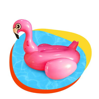Customized  inflatable flamingo  water swimming pool mount floats  rider