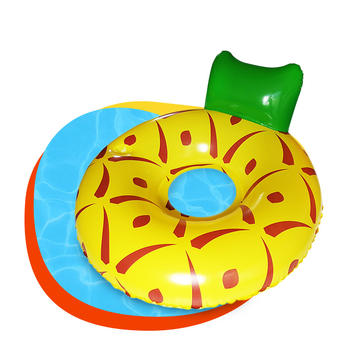 Pineapple watermelon lemon inflatable  adult swimming pool float seat