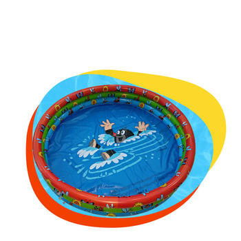 PVC children's cartoon three-ring inflatable swimming pool