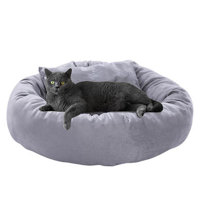 New Arrival Factory Cheap Donut Portable Removable Cover Round Large Cat Dog Beds