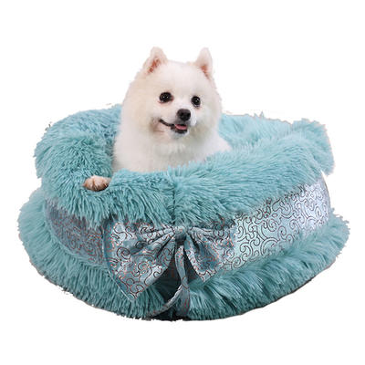 New Arrival Factory Fashion Designer Comfortable Large Fluffy Luxury Pet Dog Beds