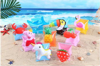 Environment-friendly PVC inflatable swimming animal shaped arm hand ring