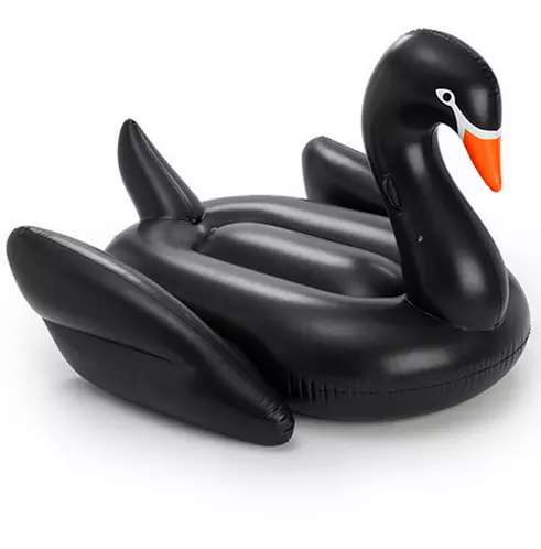 King Size Black Swan/White swan Inflatable Pool Floats For Holiday floaty for the pool party