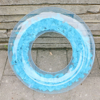 InflatableDurableFeatherSwimmingRing